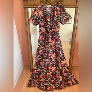 Maxi printed dress - French Parisian brand Maison Anje. Size 4/ 36